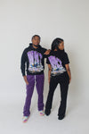 Models wearing Trillionaire Visions impact over income tee shirts